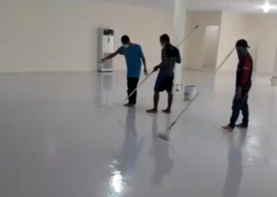 Epoxy Flooring Pabrik Pakan PT Sidoagung